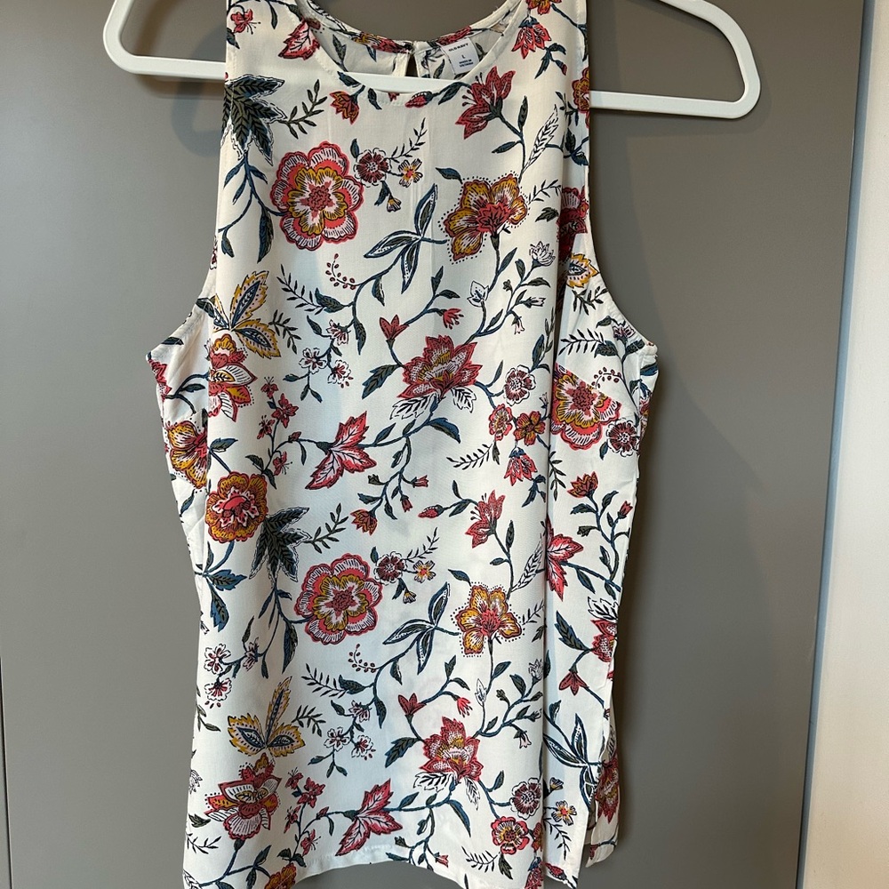 Floral Sleeveless Top
